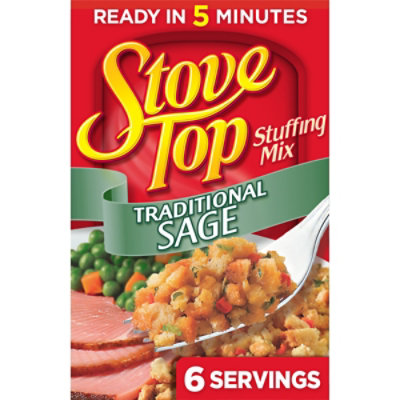 Stove Top Traditional Sage Stuffing Mix Box - 6 Oz - Image 2