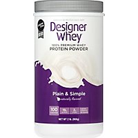Designer Whey Protein Powder Plain & Simple - 2 Lb - Image 2