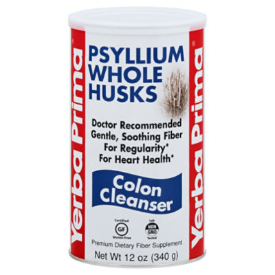 Yerba Prima Psyllium Whole Husks Colon Cleanser - 12.0 Oz - Image 3