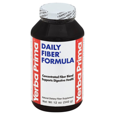 Yerba Prima Daily Fiber Formula - 12 Oz