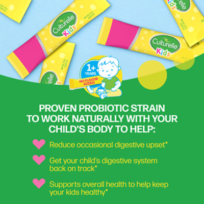Culturelle Kids Probiotic Single Serve Packets Flavorless - 30 Count - Image 5