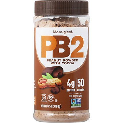 PB2 Peanut Butter Powdered with Premium Chocolate - 6.5 Oz - Image 2