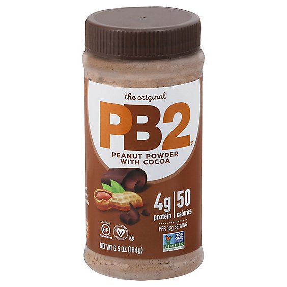 PB2 Peanut Butter Powdered with Premium Chocolate - 6.5 Oz