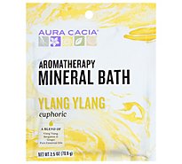 Aura Cacia Mineral Bath Aromatherapy Euphoric Ylang Ylang - 2.5 Fl. Oz.