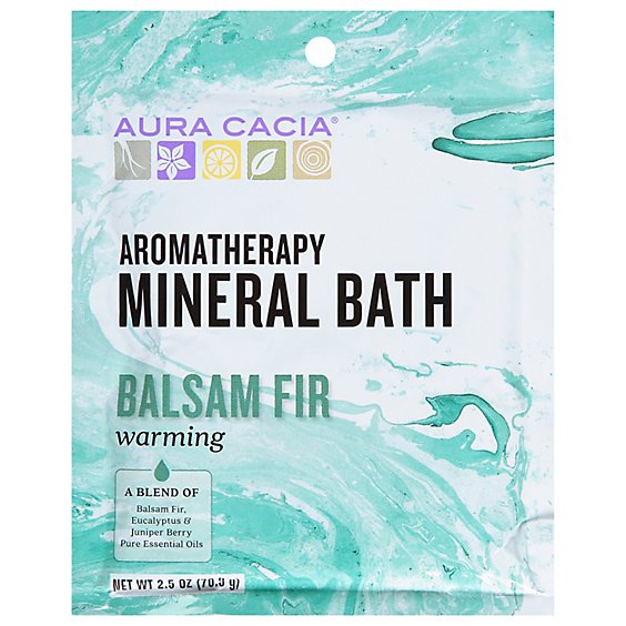 Aura Cacia Mineral Bath Aromatherapy Soothing Heat - 2.5 Oz