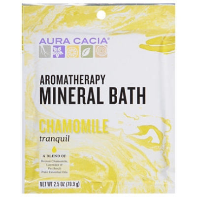 Aura Cacia Mineral Bath Aromatherapy Relaxing Lavender - 2.5 Oz