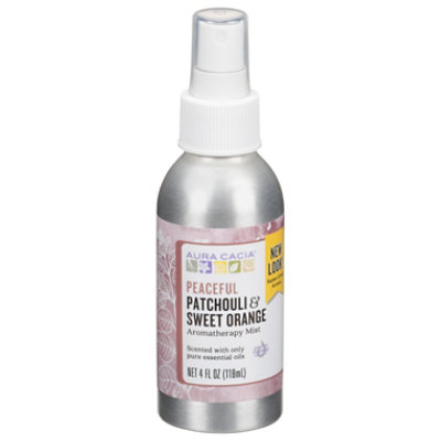 Aura Cacia Aromatherapy Mist Room & Body Peaceful Patchouli & Sweet Orange - 4 Fl. Oz. - Image 3