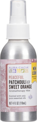 Aura Cacia Aromatherapy Mist Room & Body Peaceful Patchouli & Sweet Orange - 4 Fl. Oz. - Image 2