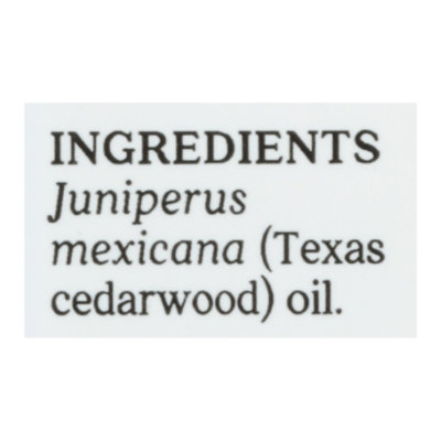 Aura Cacia Essential Oil 100% Pure Texas Cedarwood - .5 Fl. Oz. - Image 4