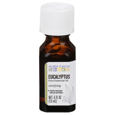 Aura Cacia Essential Oil 100% Pure Eucalyptus - .5 Fl. Oz. - Image 3