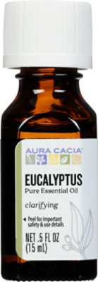 Aura Cacia Essential Oil 100% Pure Eucalyptus - .5 Fl. Oz. - Image 2