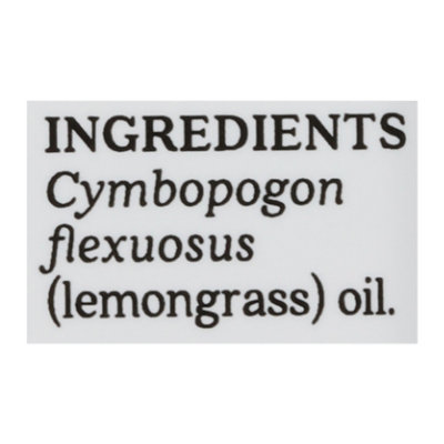 Aura Cacia Essential Oil 100% Pure Lemongrass - .5 Fl. Oz. - Image 4