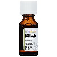Aura Cacia Essential Oil 100% Pure Rosemary - .5 Oz - Image 3