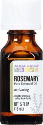 Aura Cacia Essential Oil 100% Pure Rosemary - .5 Oz - Image 2