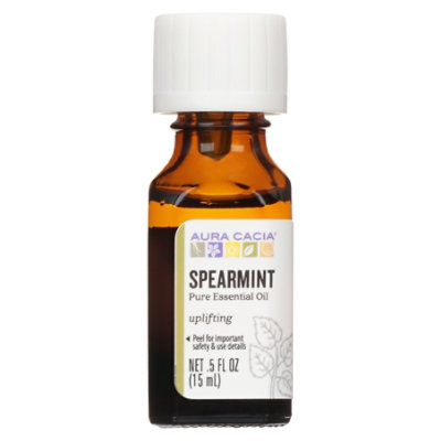 Aura Cacia Essential Oil 100% Pure Spearmint - .5 Fl. Oz. - Image 3