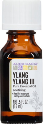 Aura Cacia Essential Oil 100% Pure Ylang Ylang III - .5 Fl. Oz. - Image 2