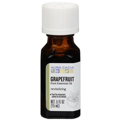 Aura Cacia Essential Oil 100% Pure Grapefruit - .5 Fl. Oz. - Image 3