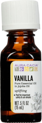 Aura Cacia Vanilla in Jojoba Oil - .5 Fl. Oz. - Image 2