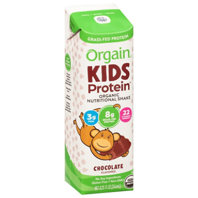 Orgain Healthy Kids Nutritional Shake Organic Chocolate - 8.25 Oz - Image 2