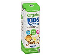 Orgain Healthy Kids Nutritional Shake Organic Vanilla - 8.25 Oz