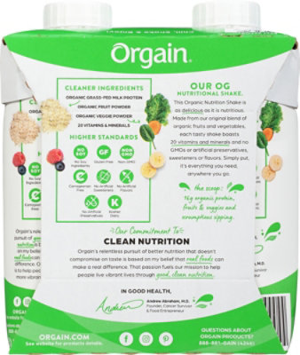 Orgain Nutritional Shake Organic Iced Cafe Mocha - 44 Oz - Image 6