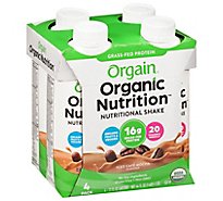 Orgain Nutritional Shake Organic Iced Cafe Mocha - 44 Oz