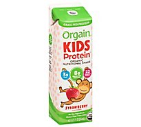 Orgain Healthy Kids Nutritional Shake Organic Strawberry - 8.25 Oz