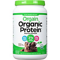 Orgain Organic Protein Protein Powder Plant Based Creamy Chocolate Fudge - 32.8 Oz - Image 2