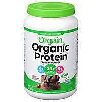 Orgain Organic Protein Protein Powder Plant Based Creamy Chocolate Fudge - 32.8 Oz - Image 1