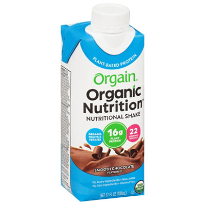 Orgain Nutritional Shake Vegan Smooth Chocolate - 11 Oz - Image 2