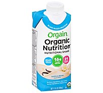 Orgain Nutritional Shake Vegan Sweet Vanilla Bean - 11 Oz