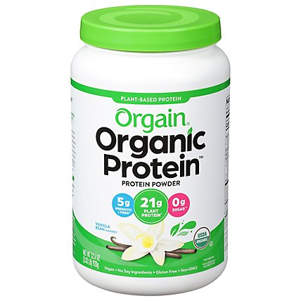 Orgain Protein Powder Organic Sweet Vanilla Bean - 32.8 Oz - Image 1