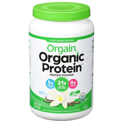 Orgain Protein Powder Organic Sweet Vanilla Bean - 32.8 Oz