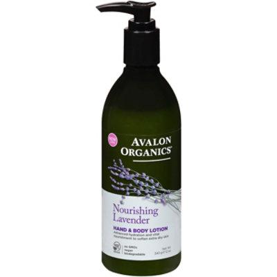 Avalon Organics Lotion Hand & Body Lavender - 12 Oz - Image 3