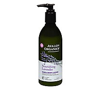 Avalon Organics Lotion Hand & Body Lavender - 12 Oz