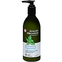 Avalon Organics Hand & Body Lotion Peppermint - 12 Oz. - Image 3