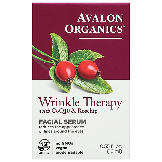 Avalon Organics Wrinkle Defense Serum CoQ10 Repair - .55 Fl. Oz.