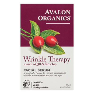 Avalon Organics Wrinkle Defense Serum CoQ10 Repair - .55 Fl. Oz. - Image 1