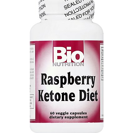 Bio Nutrition Raspberry Ketone Diet Veggie Capsules - 60 Count - Image 2