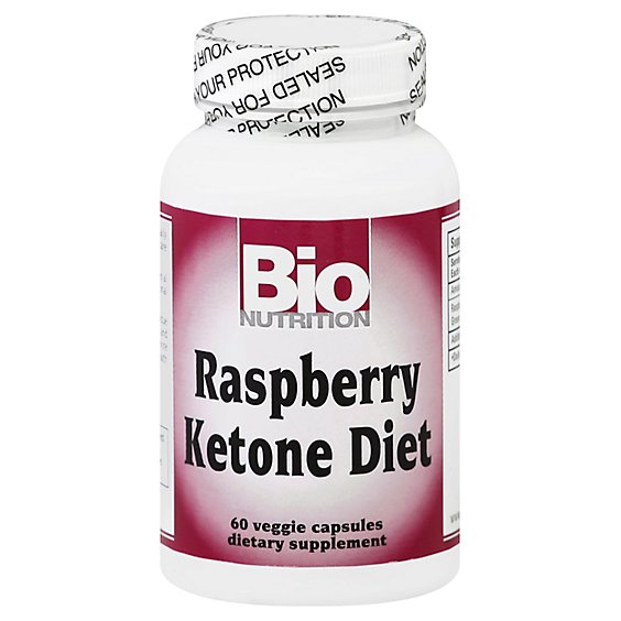 Bio Nutrition Raspberry Ketone Diet Veggie Capsules - 60 Count