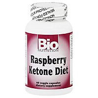 Bio Nutrition Raspberry Ketone Diet Veggie Capsules - 60 Count - Image 1