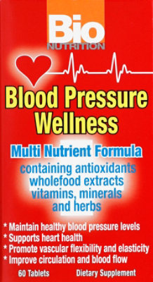 Bio Nutrition Bionu Blood Pressure Wellness - 60 Count - Image 2