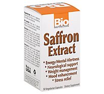 Bio Nutrition Saffron Extract Vegetarian Capsules - 50 Count