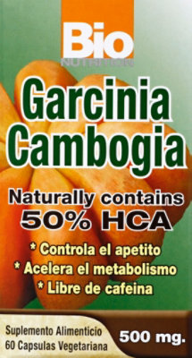 Bio Nutrition Garcinia Cambogia 500 mg Vegetarian Capsules - 60 Oz - Image 2