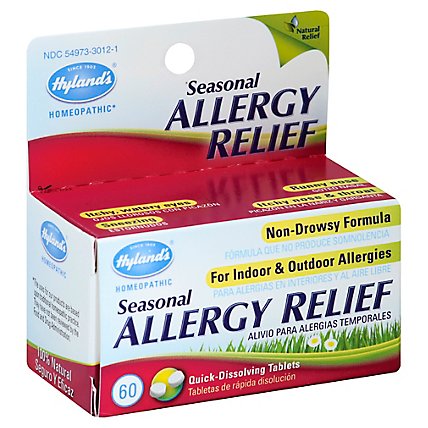 Hylan Allergy Seasonal Relief - 60 Count - Image 1