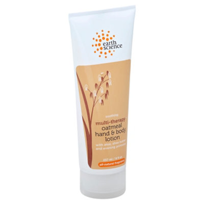 Earth Science Multi-Therapy Lotion Hand & Body Oatmeal All-Natural