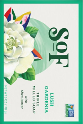 South of France Oval Soap French Milled Lush Gardenia - 6 Oz - Image 4