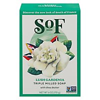 South of France Oval Soap French Milled Lush Gardenia - 6 Oz - Image 2