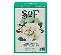 South of France Oval Soap French Milled Lush Gardenia - 6 Oz