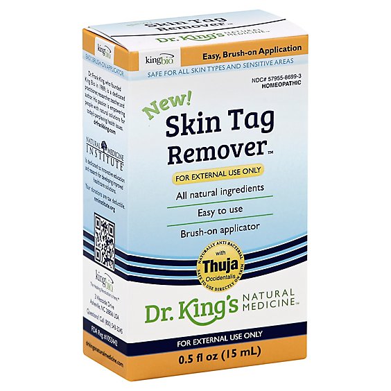 King Bio Dr. Kings Natural Medicine Skin Tag Remover Brush-On Application - 0.5 Fl. Oz.